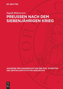 Abbildung von Mittenzwei | Preußen nach dem Siebenjährigen Krieg | 1. Auflage | 1979 | beck-shop.de