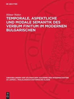 Abbildung von Walter | Temporale, aspektliche und modale Semantik des Verbum Finitum im modernen Bulgarischen | 1. Auflage | 1977 | beck-shop.de