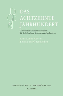 Abbildung von Ghanbari / Hildebrandt | Das achtzehnte Jahrhundert 46/2 | 1. Auflage | 2022 | beck-shop.de
