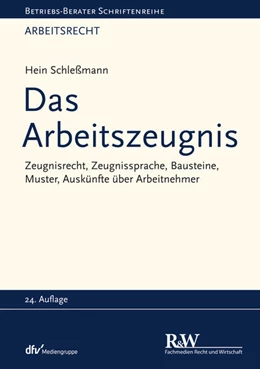Abbildung von Schleßmann | Das Arbeitszeugnis | 24. Auflage | 2023 | beck-shop.de