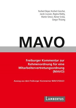 Abbildung von Beyer / Gescher | Handbuch MAVO-Kommentar | 1. Auflage | 2023 | beck-shop.de