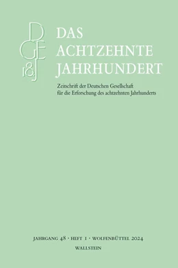 Abbildung von Deutsche Gesellschaft für die Erforschung des achtzehnten Jahrhunderts / Stockhorst | Das achtzehnte Jahrhundert 48/1 | 1. Auflage | 2024 | beck-shop.de