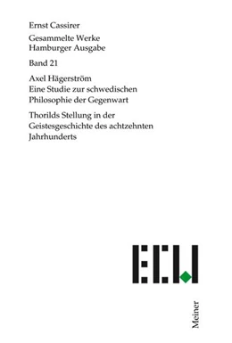 Abbildung von Cassirer / Recki | Axel Hägerström. Eine Studie zur schwedischen Philosophie der Gegenwart | 1. Auflage | 2023 | beck-shop.de
