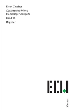 Abbildung von Cassirer / Recki | Register | 1. Auflage | 2023 | beck-shop.de