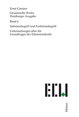 Abbildung von Cassirer / Recki | Substanzbegriff und Funktionsbegriff | 1. Auflage | 2023 | beck-shop.de