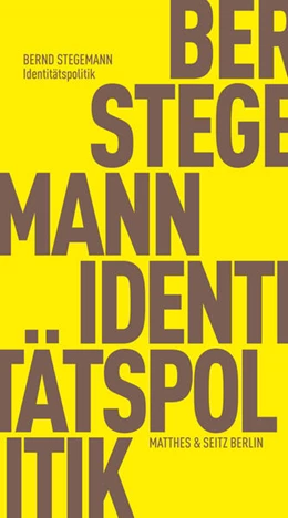 Abbildung von Stegemann | Identitätspolitik | 1. Auflage | 2023 | beck-shop.de