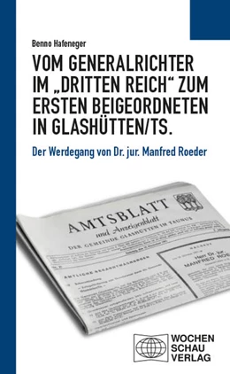 Abbildung von Hafeneger | Vom Generalrichter im 