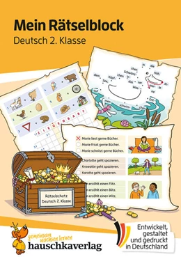 Abbildung von Melanie Rhauderwiek | Mein Rätselblock Deutsch 2. Klasse | 1. Auflage | 2023 | beck-shop.de