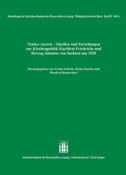 Abbildung von Kohnle / Kusche | Neuhes wyssen | 1. Auflage | 2024 | beck-shop.de