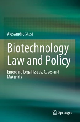 Abbildung von Stasi | Biotechnology Law and Policy | 1. Auflage | 2024 | beck-shop.de