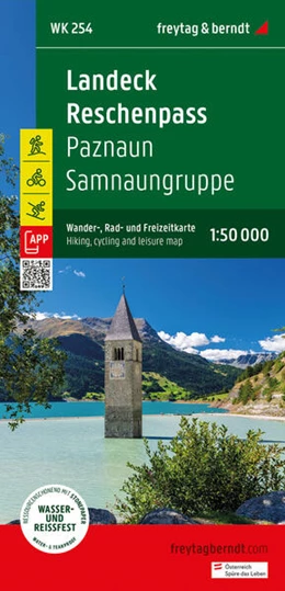 Abbildung von Freytag & Berndt | Landeck - Reschenpass, Wander-, Rad- und Freizeitkarte 1:50.000, freytag & berndt, WK 254 | 1. Auflage | 2024 | beck-shop.de