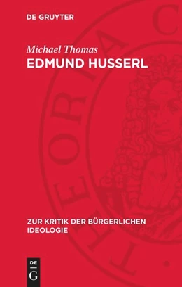 Abbildung von Thomas | Edmund Husserl | 1. Auflage | 1987 | beck-shop.de