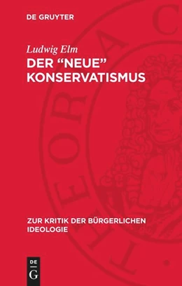 Abbildung von Elm | Der ¿neue¿ Konservatismus | 1. Auflage | 1974 | beck-shop.de