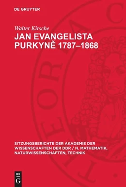 Abbildung von Kirsche | Jan Evangelista Purkyn¿ 1787¿1868 | 1. Auflage | 1989 | beck-shop.de