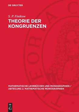 Abbildung von Finikow | Theorie der Kongruenzen | 1. Auflage | 1959 | beck-shop.de