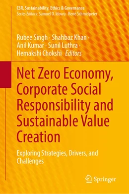 Abbildung von Singh / Khan | Net Zero Economy, Corporate Social Responsibility and Sustainable Value Creation | 1. Auflage | 2024 | beck-shop.de