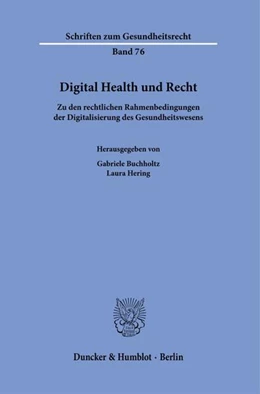 Abbildung von Buchholtz / Hering | Digital Health und Recht | 1. Auflage | 2024 | beck-shop.de