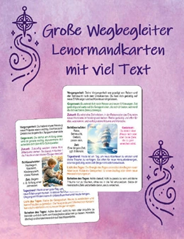 Abbildung von Schulze | Große Wegbegleiter Lenormandkarten mit viel Text | 1. Auflage | 2024 | beck-shop.de