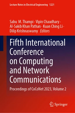 Abbildung von M. Thampi / Chaudhary | Fifth International Conference on Computing and Network Communications | 1. Auflage | 2025 | 1221 | beck-shop.de