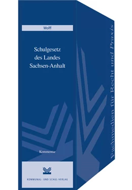 Abbildung von Wolff | Schulgesetz des Landes Sachsen-Anhalt | 1. Auflage | 2024 | beck-shop.de