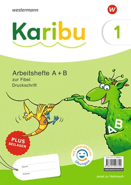 Abbildung von Karibu - Paket Arbeitshefte 1 (Teil A und B) Druckschrift zur Fibel Verbrauch - mit interaktiven Übungen | 1. Auflage | 2025 | beck-shop.de