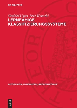 Abbildung von Wysotzki / Unger | Lernfähige Klassifizierungssysteme | 1. Auflage | 1981 | beck-shop.de