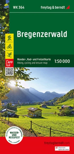 Abbildung von Freytag & Berndt | Bregenzerwald, Wander-, Rad- und Freizeitkarte 1:50.000 | 1. Auflage | 2024 | beck-shop.de