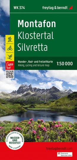 Abbildung von Freytag & Berndt | Montafon, Wander-, Rad- und Freizeitkarte 1:50.000, freytag & berndt, WK 374 | 1. Auflage | 2024 | beck-shop.de