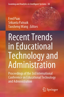 Abbildung von Paas / Patnaik | Recent Trends in Educational Technology and Administration | 1. Auflage | 2024 | beck-shop.de