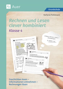 Abbildung von Pohlmann | Rechnen und Lesen clever kombiniert - Klasse 4 | 1. Auflage | 2024 | beck-shop.de
