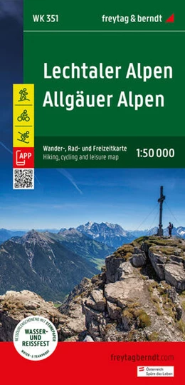 Abbildung von Freytag & Berndt | Lechtaler Alpen - Allgäuer Alpen, Wander-, Rad- und Freizeitkarte 1:50.000, freytag & berndt, WK 351 | 1. Auflage | 2024 | beck-shop.de