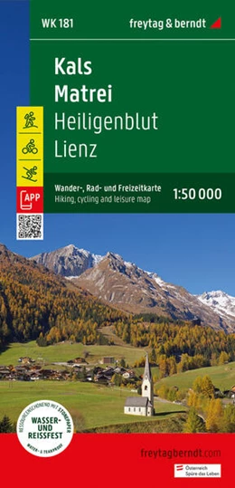 Abbildung von Freytag & Berndt | Kals - Matrei, Wander-, Rad- und Freizeitkarte 1:50.000, freytag & berndt, WK 181 | 1. Auflage | 2024 | beck-shop.de