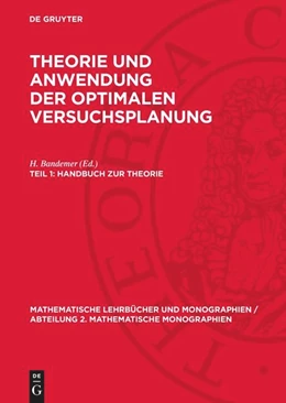 Abbildung von Bandemer | Handbuch zur Theorie | 1. Auflage | 1977 | 47 | beck-shop.de