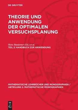 Abbildung von Bandemer / Näther | Handbuch zur Anwendung | 1. Auflage | 1980 | 48 | beck-shop.de