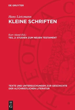 Abbildung von Aland | Studien zum Neuen Testament | 1. Auflage | 1958 | 68 | beck-shop.de