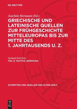 Abbildung von Perl | Tacitus. Germania | 1. Auflage | 1990 | beck-shop.de