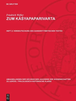 Abbildung von Weller | Verdeutschung des sanskrit-tibetischen Textes | 1. Auflage | 1965 | beck-shop.de