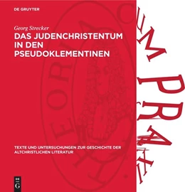 Abbildung von Strecker | Das Judenchristentum in den Pseudoklementinen | 2. Auflage | 1981 | beck-shop.de