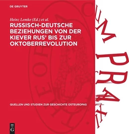 Abbildung von Lemke / Widera | Russisch-Deutsche Beziehungen von der Kiever Rus’ bis zur Oktoberrevolution | 1. Auflage | 1976 | 19 | beck-shop.de