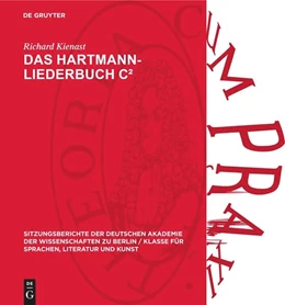 Abbildung von Kienast | Das Hartmann-Liederbuch C<sup>2</sup> | 1. Auflage | 1963 | 1963,1 | beck-shop.de