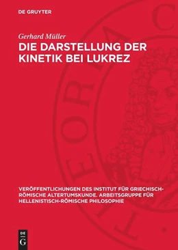 Abbildung von Müller | Die Darstellung der Kinetik bei Lukrez | 1. Auflage | 1959 | 7 | beck-shop.de