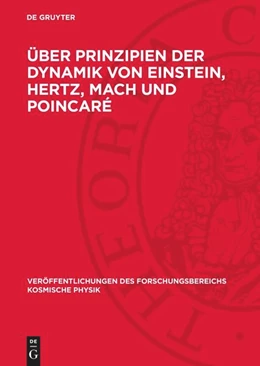 Abbildung von Über Prinzipien der Dynamik von Einstein, Hertz, Mach und Poincaré | 1. Auflage | 1974 | 4 | beck-shop.de