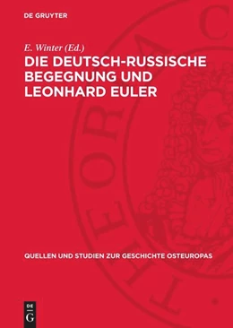 Abbildung von Winter | Die deutsch-russische Begegnung und Leonhard Euler | 1. Auflage | 1958 | 1 | beck-shop.de