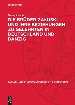 Abbildung von Lemke | Die Brüder Zaluski und ihre Beziehungen zu Gelehrten in Deutschland und Danzig | 1. Auflage | 1958 | 2 | beck-shop.de