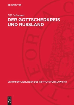 Abbildung von Lehmann | Der Gottschedkreis und Russland | 1. Auflage | 1966 | 38 | beck-shop.de
