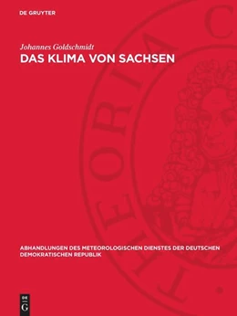 Abbildung von Goldschmidt | Das Klima von Sachsen | 1. Auflage | 1950 | 3 | beck-shop.de