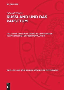 Abbildung von Winter | Von der Aufklärung bis zur Grossen Sozialistischen Oktoberrevolution | 1. Auflage | 1961 | beck-shop.de