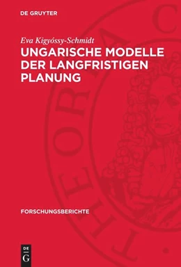 Abbildung von Anders / Steckler | Ungarische Modelle der langfristigen Planung | 1. Auflage | 1973 | 4 | beck-shop.de