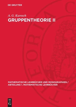 Abbildung von Kurosch | Gruppentheorie II | 1. Auflage | 1972 | 3 | beck-shop.de