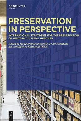 Abbildung von Koordinierungsstelle für die Erhaltung des schriftlichen Kulturguts (KEK) | Preservation in Perspective | 1. Auflage | 2024 | beck-shop.de
